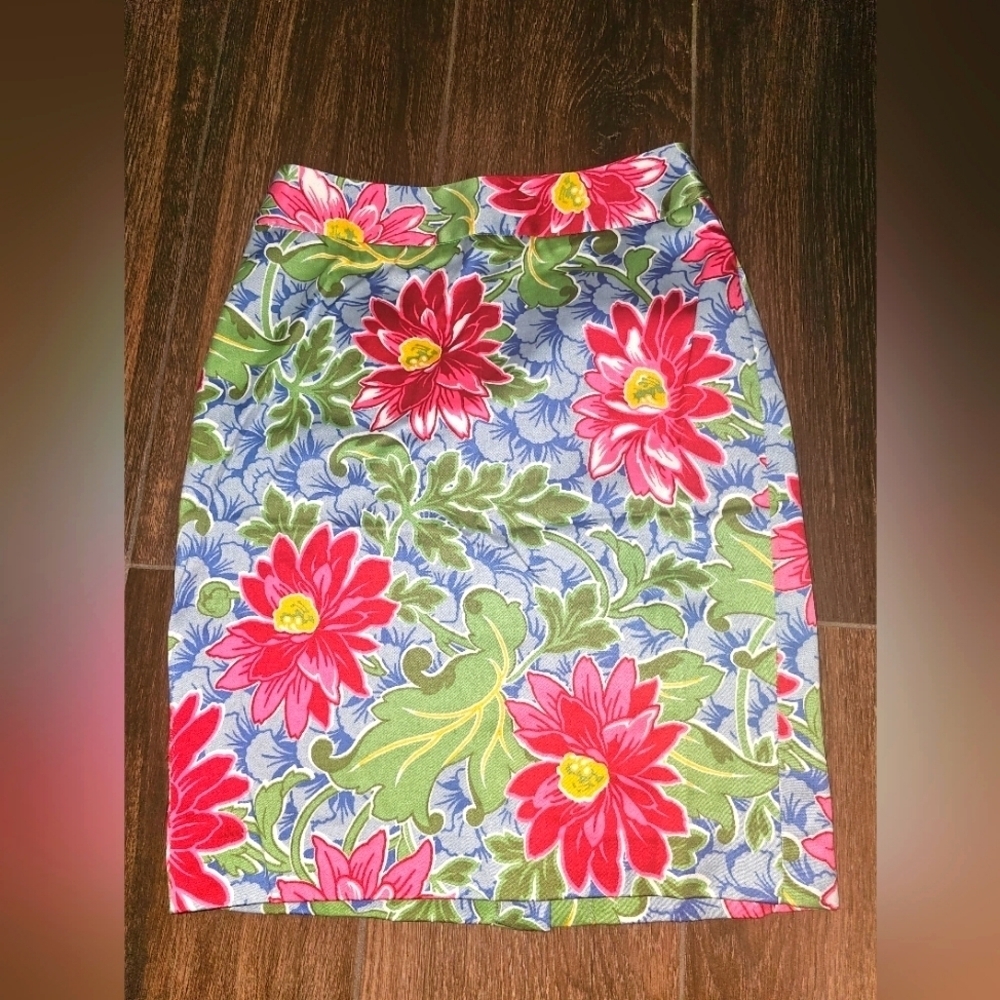 TALBOTS PETITE SZ 4P FLORAL